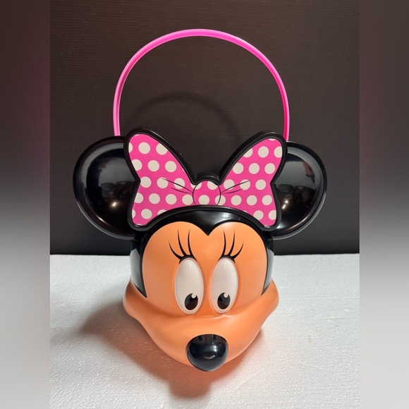 Disney Other - Disney Minnie Mouse Black and Pink Kids Character Bucket